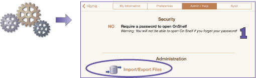 import file, step 1